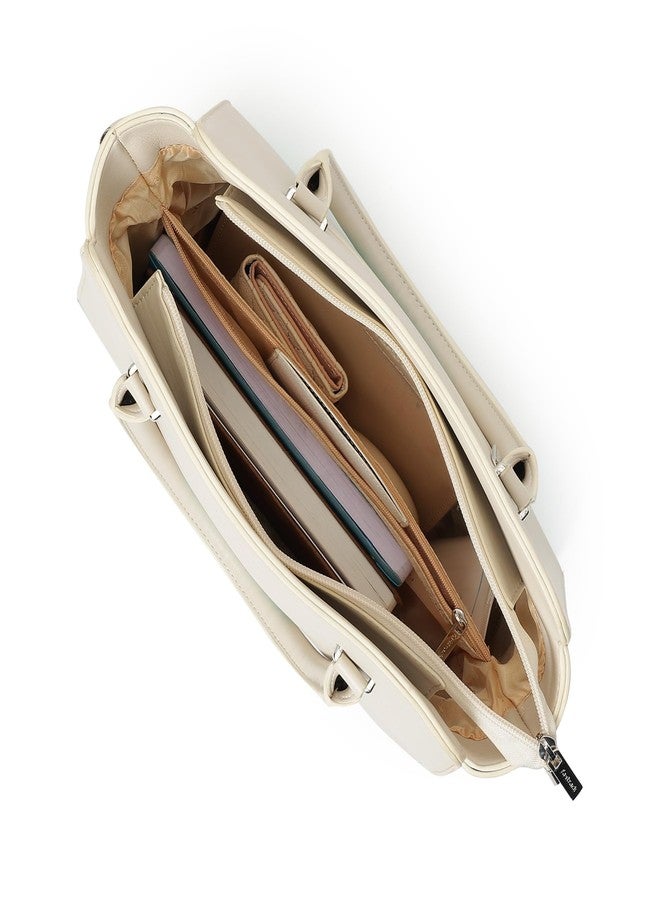Fastrack Satchelplay Handbag| Faux-Leather Women's Bag | Structured Bag with Top Handles & Adjustable Strap | Office, College & Casual Daily Use - Image 2